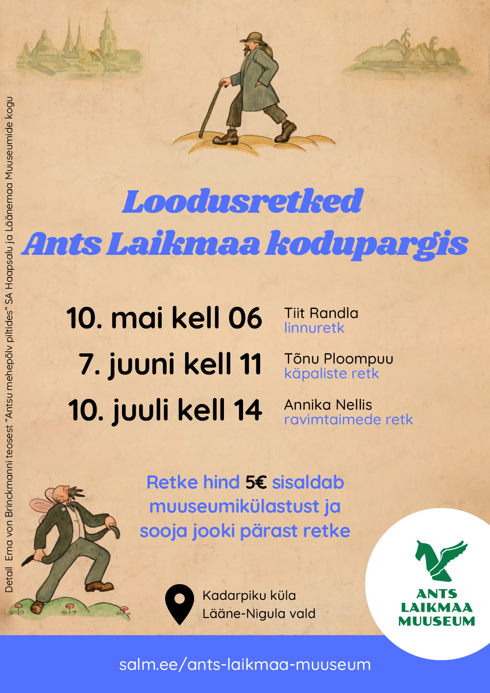 Loodusretked Ants Laikmaa kodupargis