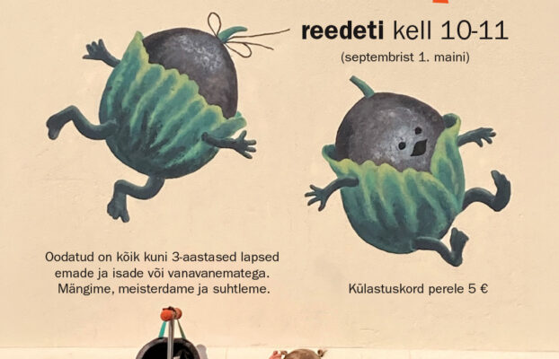 Mänguhommikud Iloni Imedemaal igal reedel!